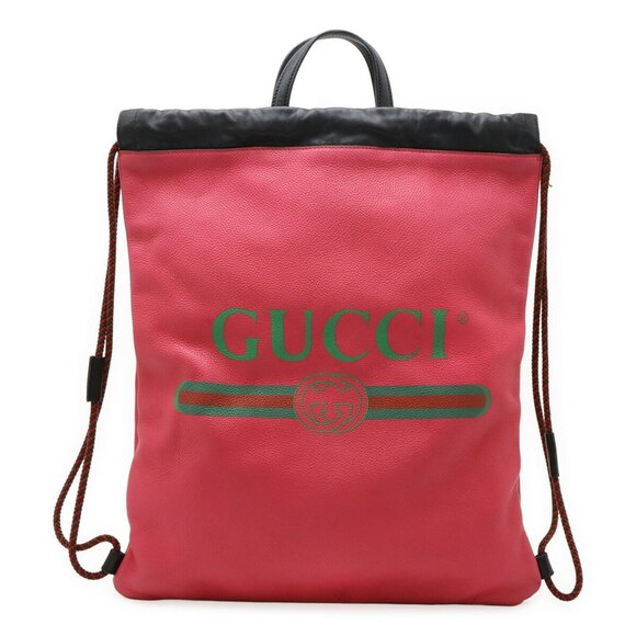 GUCCI Pink Leather Tote Bag - Picture 2 of 9